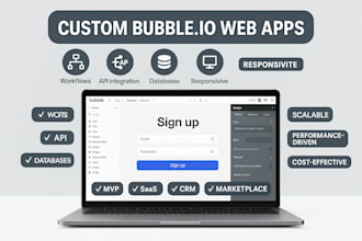 bubble io website bubble io mvp bubble io expert bubble io with api integration