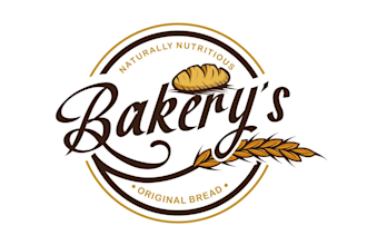 create modern bake shop logo design