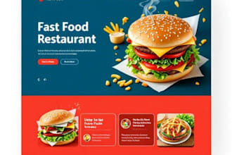 design restaurant website catering website food delivery website cafe website
