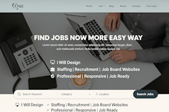 build recruitment website, job board website, staffing website