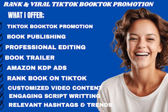 promote your sci fi, horror, romance, or children book fiction on booktok