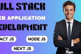 build website full stack developer web application website design html react js
