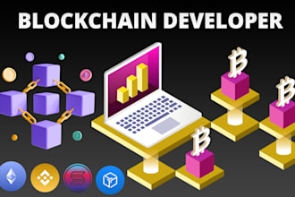 be blockchain developer for web3 dapp, nft marketplace on evm chains