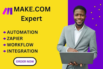setup fix make com integromat zapier zap api made com automation webhook expert