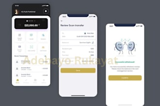 do modern mobile app ui ux design or website ui ux design, figma xd