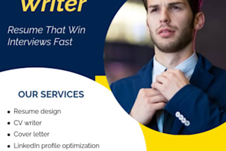 write and upgrade your resume, CV, cover letter