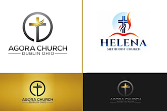 do modern church, ministry, religious, and business logo design