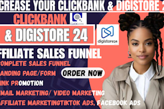 affiliate sale funnel affiliate link promotion  clickbank affiliate digistore24