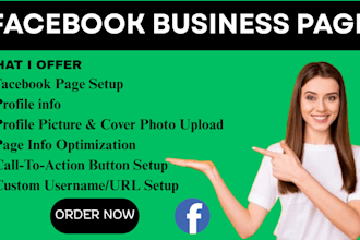 setup create professional facebook page content upload socialmedia business page