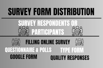 get 1000 qualified respondents fill out your surveys google form, jotform, polls