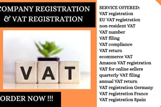 do vat registration, company registration for all countries