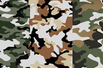design unique military and urban camouflage patterns tailored to your brand