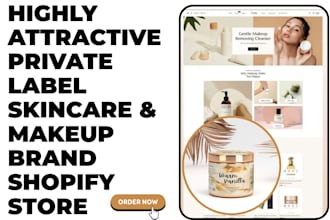 launch your private label skincare and makeup brand cosmetics beauty website