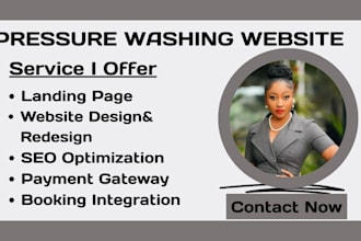 design pressure washing website power washing website cleaning website