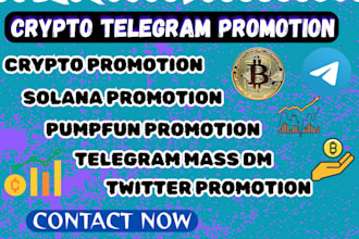 grow token, base, sol, memecoin, pump fun, nft, crypto telegram promotion