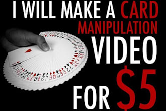 do some CRAZY card manipulation to advertise your website