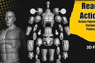 3d articulation for action figure,poseable hot toy articulation,3d figure joints