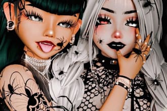create a custom 3d vrchat avatar, vrc characters, furry ava