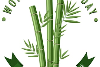 design a awesome bamboo logo