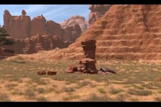do 3d cinematic video game trailer, game promo video, short film, movie trailer