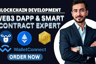 develop secure smart contract and web3 dapp on ethereum or bsc