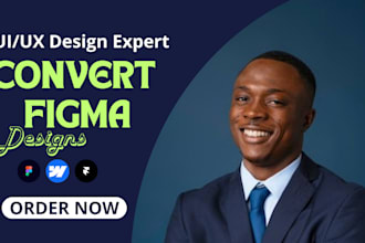 convert figma design to homepage, landing page, expert webflow,framer developer