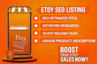 do etsy seo listing with product titles and tags that boost sales