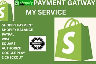 setup configure shopify balance integrate paypal and stripe