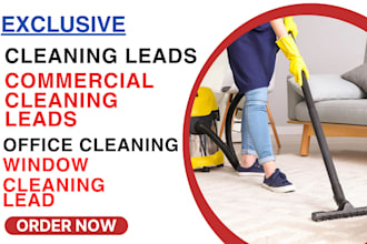 generate cleaning lead carpet cleaning commercial cleaning office cleaning leads