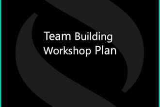 design a team building workshop plan