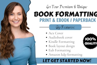 do kdp paperback hardcover kindle acx formatting for amazon KDP