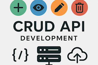 develop  a simple crud API