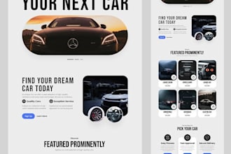 build car wash website, vehicle luxury website, luxury maintenance website