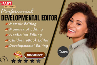 developmental editor memoir manuscript editing  nonfiction children ebook