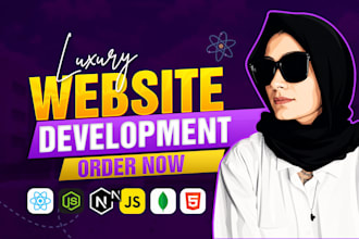 build luxury website design and website development
