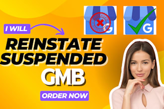 fix gmb suspension, reinstate google my business profile,  gmb reinstatement gbp