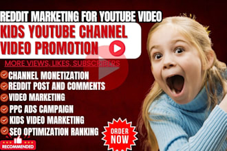 do kids youtube channel video promotion blog article iptv link via reddit post