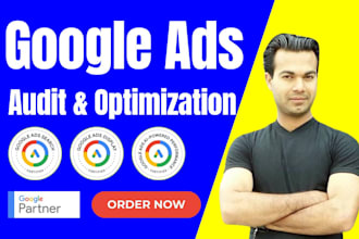 audit and optimize setup google ads adword ppc search display and pmax campaign