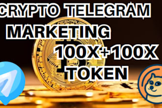 crypto telegram promotion, pump solana memecoin token to hit 1m marketcap in2day
