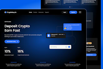 do figma website design, landing page design, website UI UX, website mock