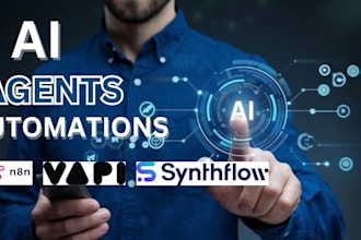 develop an advanced ai calling agents with vapi, synthflow, retell, rag and n8n