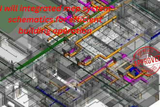 integrated mep system schematics for efficient building operation