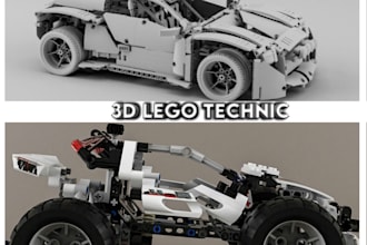 lego technic 3d lego model lego design manual instruction lego set