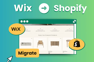migrate wix to shopify store wix transfer wix migration duplicate wix to shopify