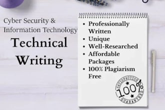 do biomedical technical writing article presentation projects