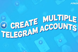create telegram account, telegram channel, promotion