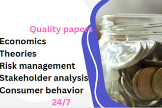 do assigned risk management, consumer behavior, and stakeholder analysis task