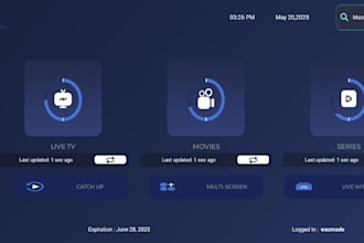 rebrand  iptv old app to new iptv app , like smarters pro, tivimate,ibo player