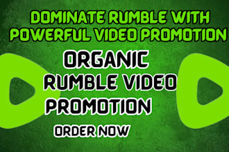 promote your rumble videos to increase visibility and reach active audience