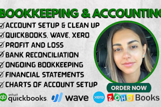 do setup, cleanup, catchup bookkeeping reconciliation in quickbooks online, xero